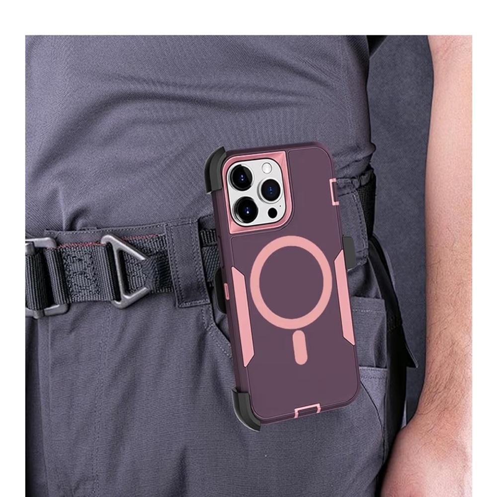 I Phone 16 Promax Cases Magnetic Double Protection Though Durable - Picture 5 of 13
